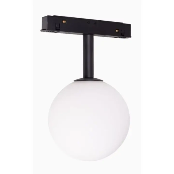 Szynowa magnetyczna lampa do systemu Dali M0016D LED 5W 3000K kula czarny