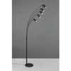 Sypialniana lampa podłogowa MARLEY 412400532 Trio metalowa czarna