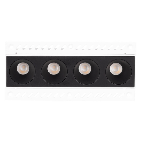 Lampa wpuszczana z zasilaczem i modułem LED Modular H180.07 + HM180 4L + HT180 12W ON/OFF Maxlight LED 12W 3000K czarna biała