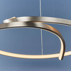 Lampa wisząca ring Rafe 81903 LED 36,5W 3000K metalowa nikiel