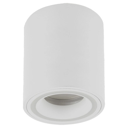 Metalowa lampa sufitowa Indi 04045 biała tuba do przedpokoju