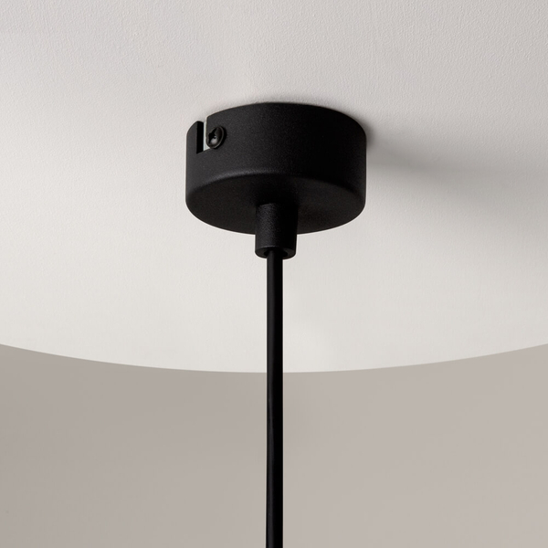 Lampa wisząca Ros MOD227PL-01B Maytoni bubbles czarna przezroczysta