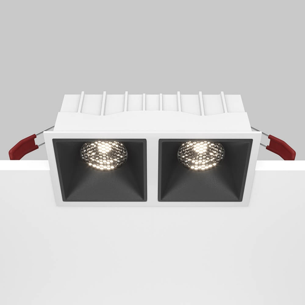 Lampa podtynkowa LED 30W 4000K biały czarny Alfa OUTLET