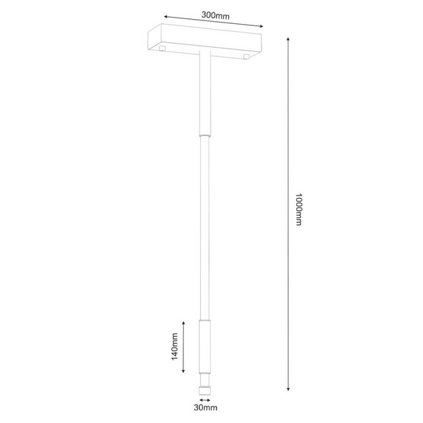Ledowa lampa wisząca do salonu Alha 9070 Dohar 14W 4000K metal czarny biały