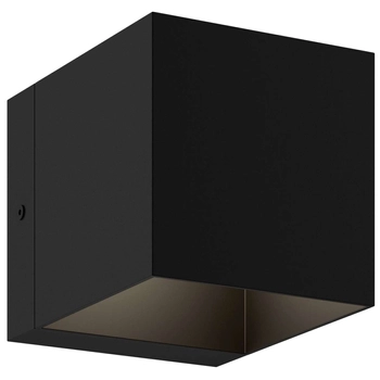 Kinkiet ścienny TRANSFER 90842-N metalowa kostka czarna