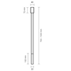 LAMPA sufitowa ALHA N 9316 Shilo downlight OPRAWA sopel tuba