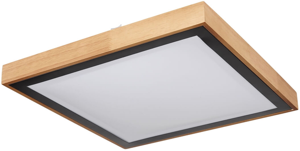 Sufitowa lampa drewniana Bruno 41764-24Q LED 24W 3000-4500-6000K eko