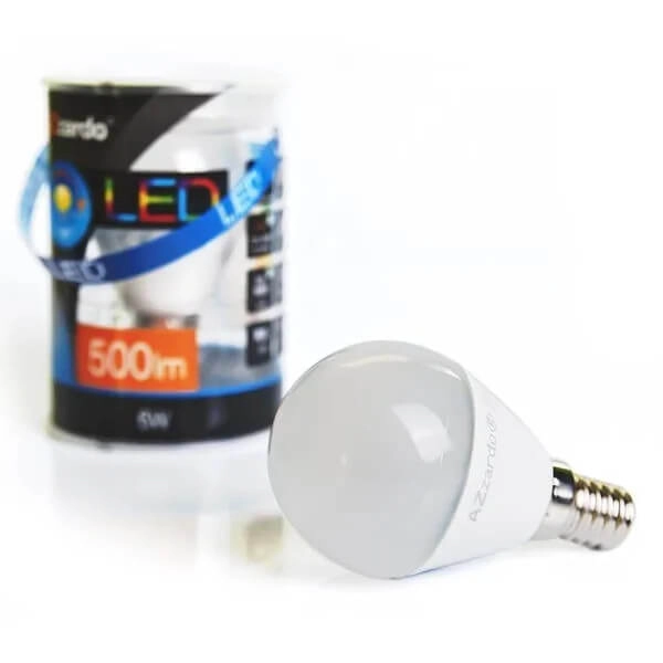 Żarówka AZ1103 Azzardo LED E14 6W 3000K 500lm bańka kula biała