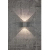 Ścienna lampa prostokątna Canto 49711010 LED 10,6W 3000K IP44 szary