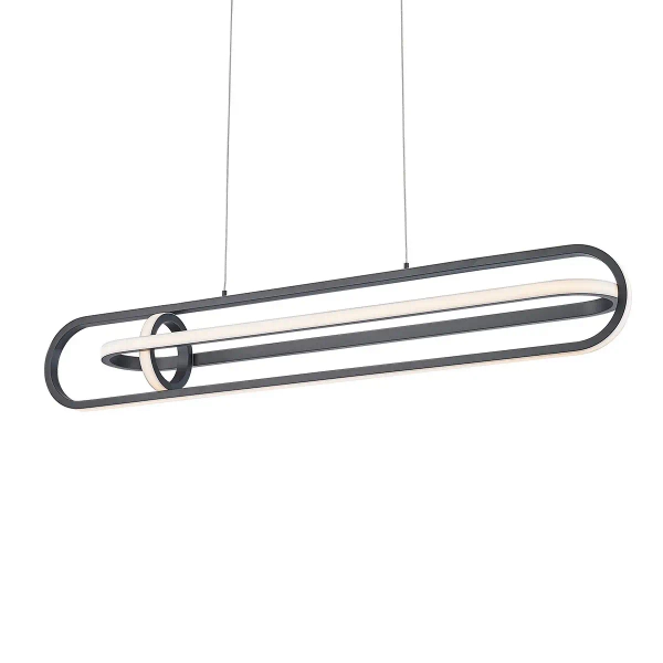 Lampa wisząca nad stół Demark QN-DEMARK-LP-BK LED 58W 3000K owalna czarny