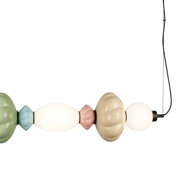 Wisząca lampa ceramiczna Tordi PND-94721-3A-MLTI LED 24W 3000K multikolor