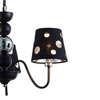 Lampa wisząca BATLEY 50203105 abażurowa 3-punktowy zwis kula czarna