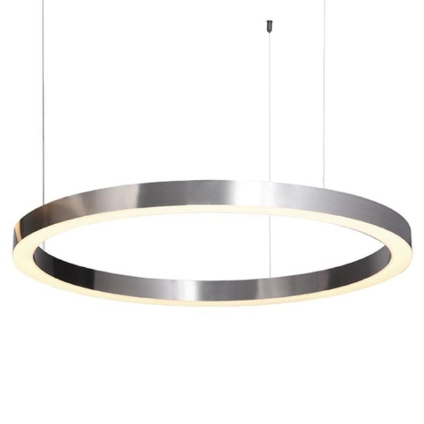 Ring podwieszany modern Circle ST-8848-120 nickel LED 124W 3000K nad stół nikiel