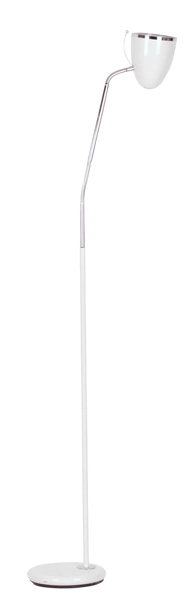 Podłogowa lampa Kajtek K-MT-201 z reflektorkiem biała