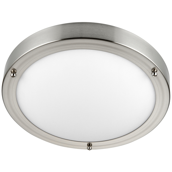 Plafon sufitowy do łazienki Portico 12421 Saxby IP44 nikiel
