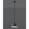 Betonowa lampa wisząca SL.0847 kopuła nad wyspę szara