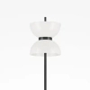 Metalowa podłogowa lampa Kyoto MOD178FL-L11B3K LED 11W 3000K czarna biała