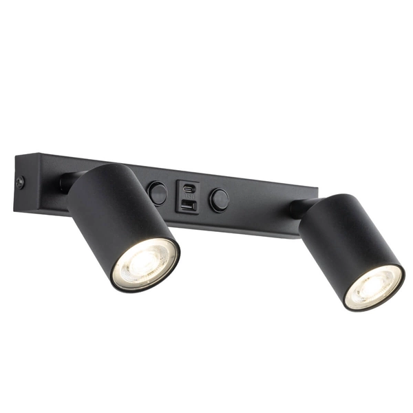 Kinkiet ścienny do sypialni Top 10277 regulowane sople czarny