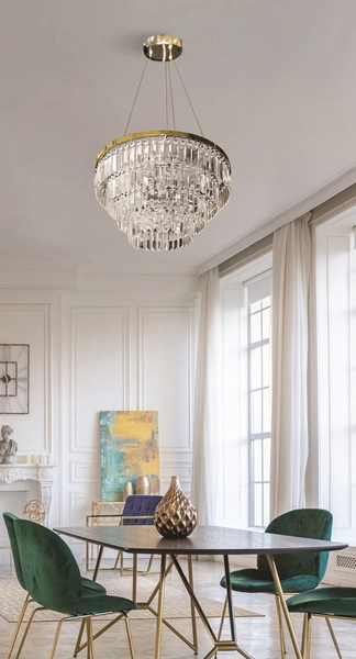 Kryształowy żyrandol Salerno AZ4906 glamour przezroczysty