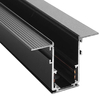 Szyna magnetyczna podtynkowa 3-fazowa 458 Domeno LED metalowa czarna