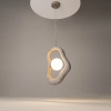 Wisząca modernistyczna lampa Opus MOD380PL-01GR nad stół do jadalni szara