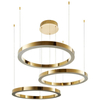 Lampa wisząca ring Circle DN924-80+80+80 gold Step LED 112W 3000K złoty