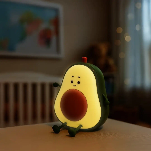 Lampka nocna do pokoju dziecięcego Awocado ML2263 LED 1W 3000K zielony