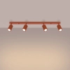 Sufitowa lampa regulowana KARBON SL.1641 na listwie czerwona