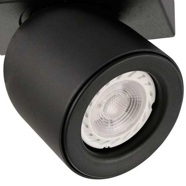 Sufitowa lampa NUORA SPL-2855-1B-BL regulowana metalowy reflektorek czarny