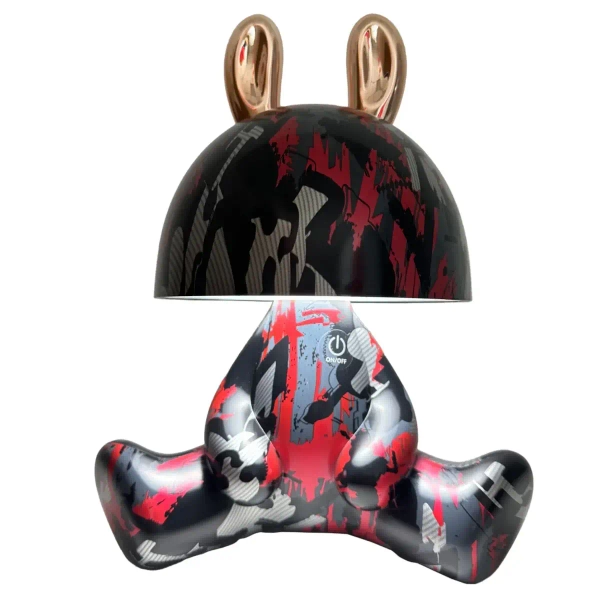 Dekoracyjna lampka nocna Fancy 327031 LED 2,5W 4000K czarna czerwona złota