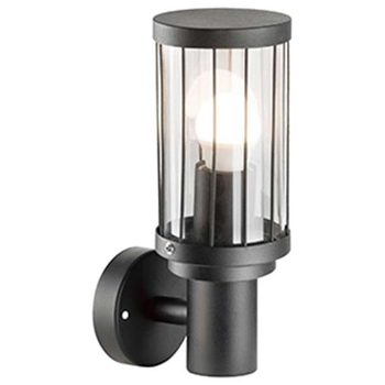 Kinkiet LAMPA ścienna FIORD 312303 Polux metalowa OPRAWA elewacyjna IP44 czarna