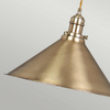 Wisząca lampa nad stół Provence PV-P-AGB Elstead metal mosiądz