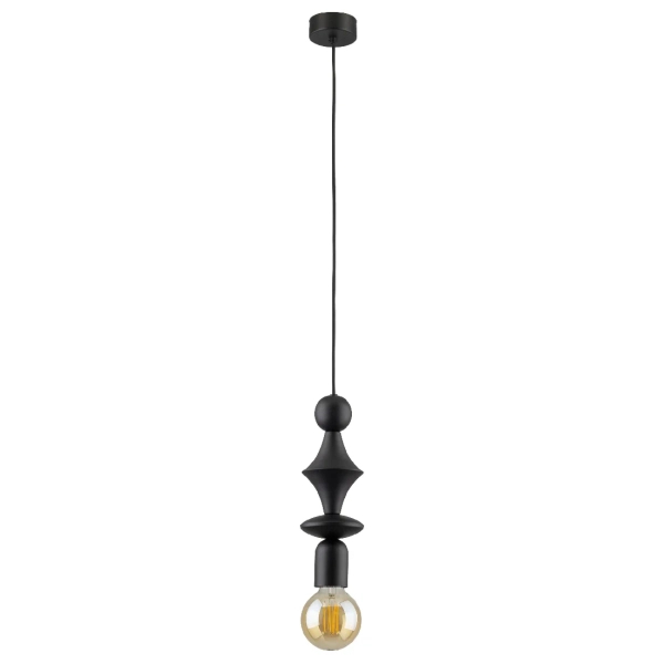 Glamour pojedyncza lampa zwis Tower 10871 nad stół czarny