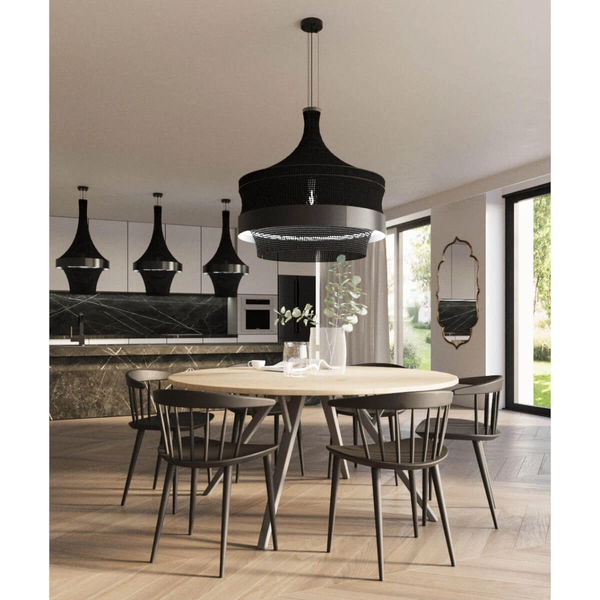 Skandynawska lampa wisząca nad stół Dota 5033 Amplex LED 26W 3000K czarna