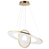 Wisząca lampa glamour ALEXIA P0638D LED 45W 3000K talerze złote