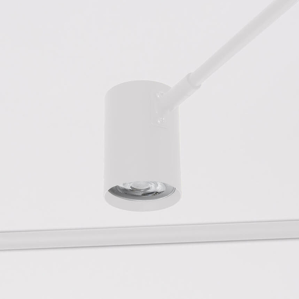 Sufitowa lampa SNOW LP-731/6P WH Light Prestige regulowana do salonu biała
