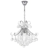 LAMPA wisząca Barcelona 6245/4 8C Elem metalowa OPRAWA crystal ŻYRADNOL glamour zwis chrom