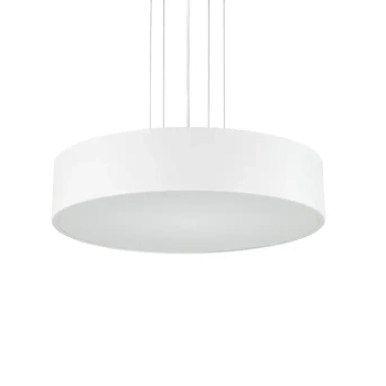 Nowoczesna wisząca lampa do kuchni Kengo 5233 okrągła biała