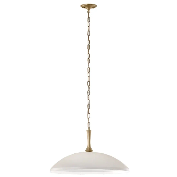 Żyrandol na łańcuchu Delarosa KL-DELAROSA-P-WH do salonu biały