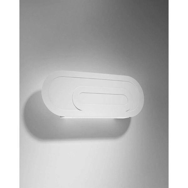 Biała lampa ścienna SL.0931 nowoczesny kinkiet do salonu