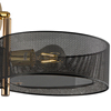 LAMPA ścienna DRS8006/1 TR NET Elem loftowa OPRAWA metalowy kinkiet złoty czarny