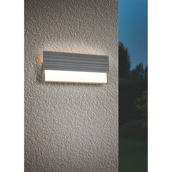 Kinkiet ścienny tarasowy Mariza 247060142 LED 13W 3000K IP44 antracyt