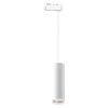 Szynowa lampa wisząca 1-fazowa Pipe Ring Track ML2078 tubka biały