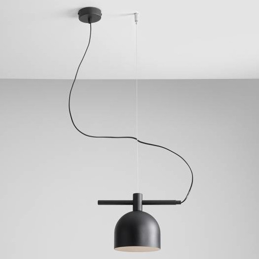 Wisząca lampa loftowa BERYL 976G1 Aldex metalowa kopuła