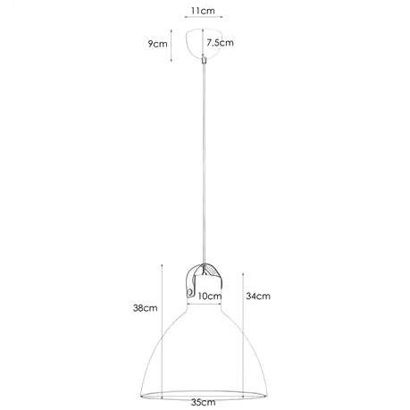 LAMPA wisząca EAGLE 106550 Markslojd metalowa OPRAWA zwis kopuła czarna