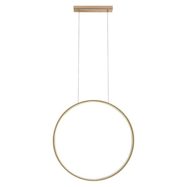 Wisząca lampa Agaro 5304 Shilo LED 17,8W 3000K pierścień regulowany złoty