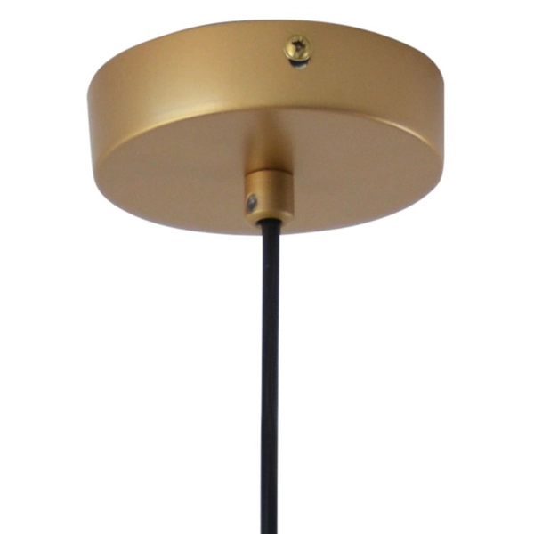 Druciana LAMPA wisząca DENMARK 318848 Polux metalowa klatka zwis gwiazda złota