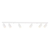Minimalistyczna sufitowa lampa Pipe Ring Spot ML2076 belka biały