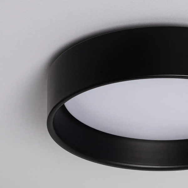 Sypialniany plafon Nero ABR-PLON-15W-CCT Abruzzo LED 2700-6500K czarny