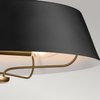 Wisząca lampa nad stół Luella KL-LUELLA-4P-BKB Kichler metalowa czarna